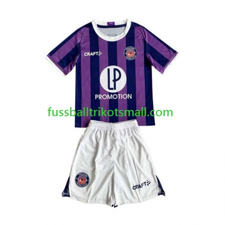 Fußballtrikots Toulouse Kinder 2023-2024 Kurzarm Auswärts-trikot kaufen